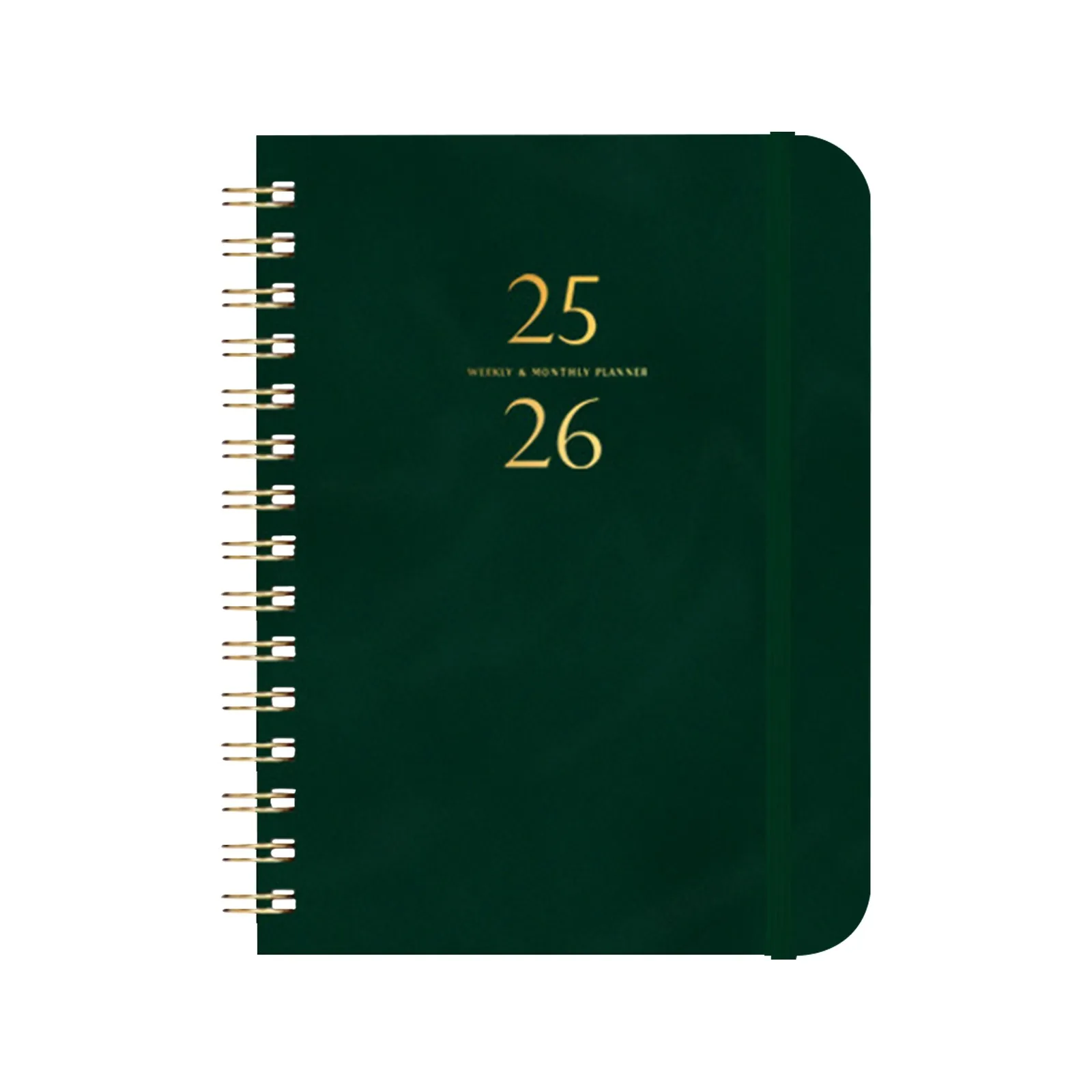 Piano annuale Libro Agenda giornaliera Copertina rigida Calendario Planner Schede Pagine annotate per studenti Insegnanti accademico luglio 2025-giugno 2026