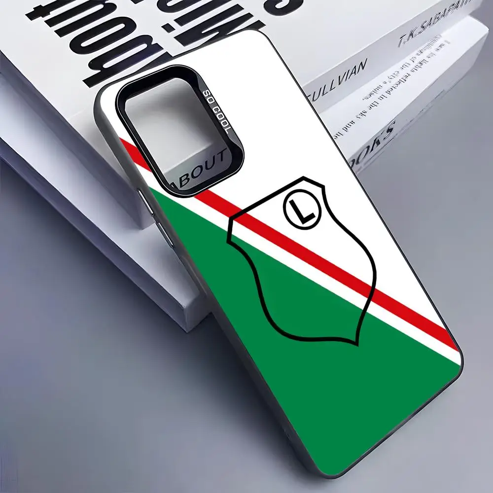 FC Warszawa Phone Case for Samsung Galaxy S26 S25 S24 S23 S22 S21 S20 Note20 Plus Ultra Colorful Silver Cover