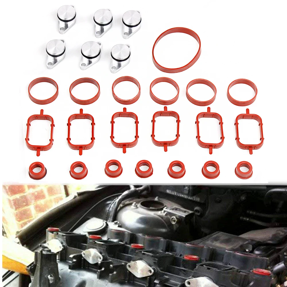 6PCS 33mm Diesel Swirl Blanks Flaps Repair Delete Kit For BMW Diesel M57 330d 525d 530d Removal Repair Kit CR1837