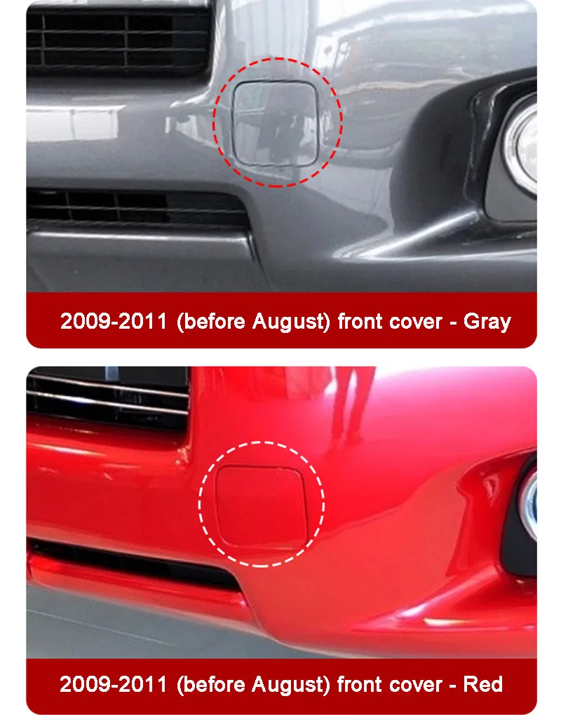 Front Bumper Tow Hook Cap Towing Eye Cover For Toyota Rav4 RAV4 2009 2010 2011 Trailer Lid