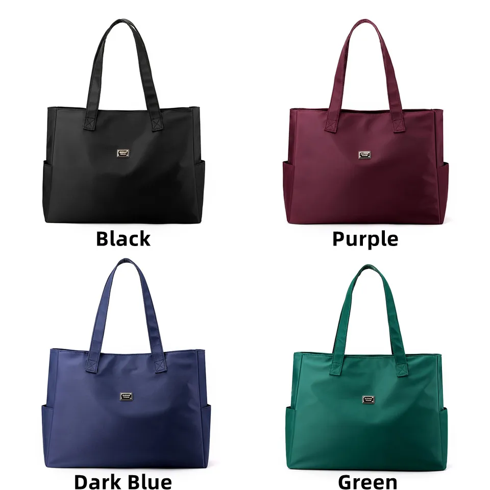 New Ladies Fashion Shoulder Bags For Women Tote Designer Waterproof Nylon Handbag Zipper Travel Top-handle Bag