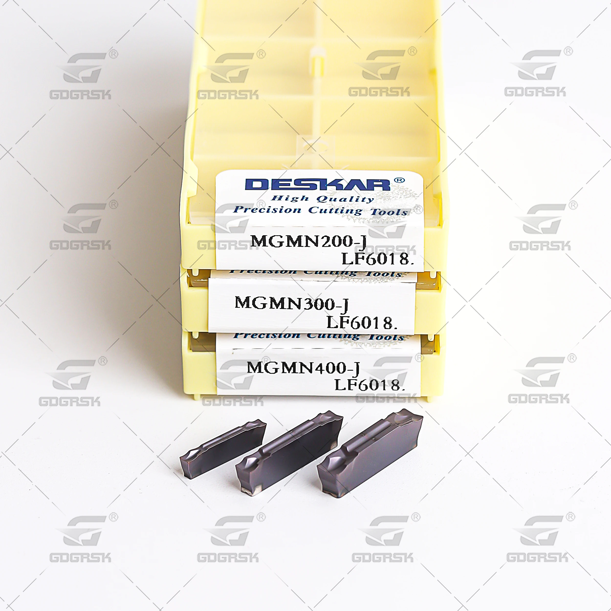 DESKAR Carbide Grooving Inserts MGMN200 MGMN300 MGMN400-J LF6018 CNC Metal Lathe Slotting Tools Blades Used For Stainless Steel