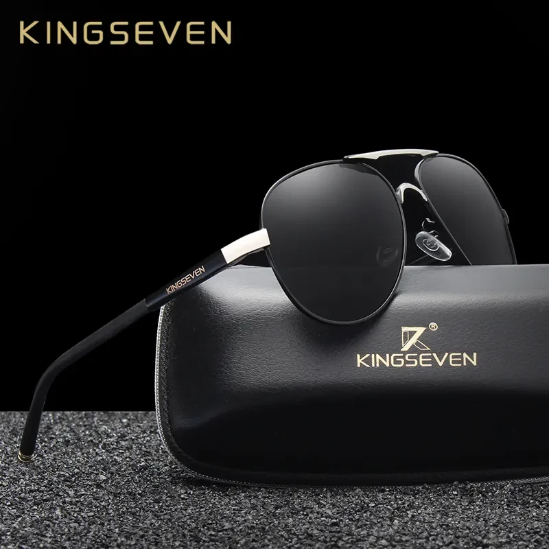 

KINGSEVEN Fashion Men's Polarized Sunglasses Men Driving Shield Eyewear Sun Glasses