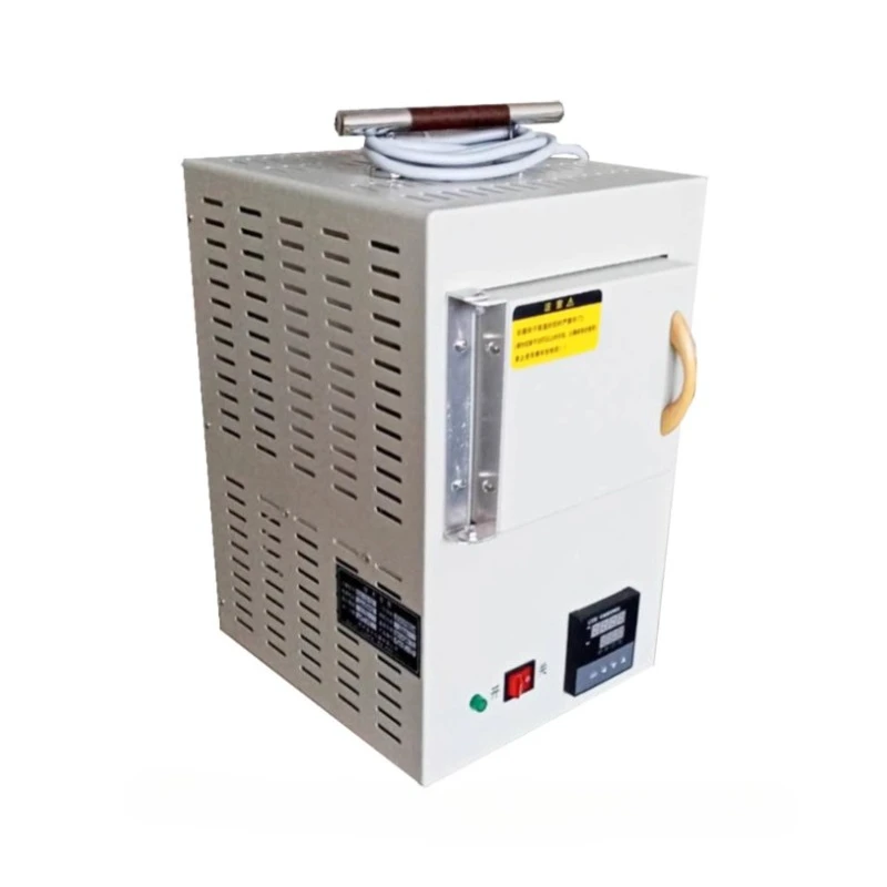 Energy Saving Ceramic Fiber Experimental Muffle Electric Furnace Integrated Programmable High Temperature Furnace Silver BBQ