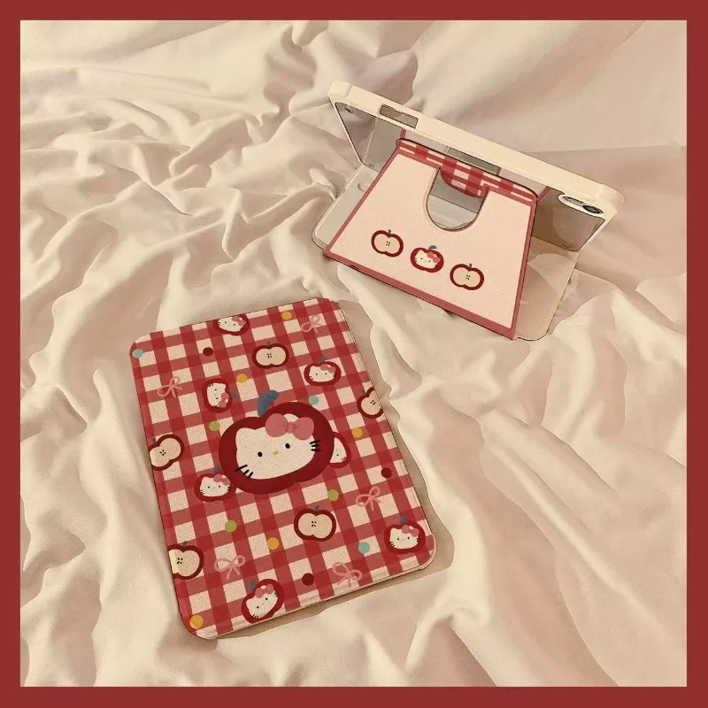 

Kawaii Hello Kitty Case for Ipad Air7 2025 A16 11th 11in Shockproof Case Mini6 8.3in 9th 8th 10.2in Pro 10.5in Protective Cover