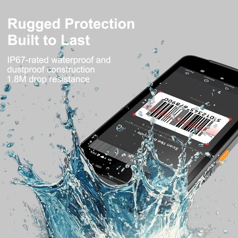 5.5 Inch Handheld Pda 1D 2D Scanner Android Mobile Data Terminal Touch Screen Handheld Wifi Industrial Terminal Pda