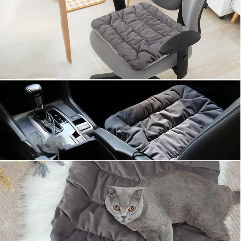 Electric Heating Cushion Chair Car Pet Body Winter Heated Pad Warmer 3 Speed Adjustable Temperature Electric Blanket Type-C