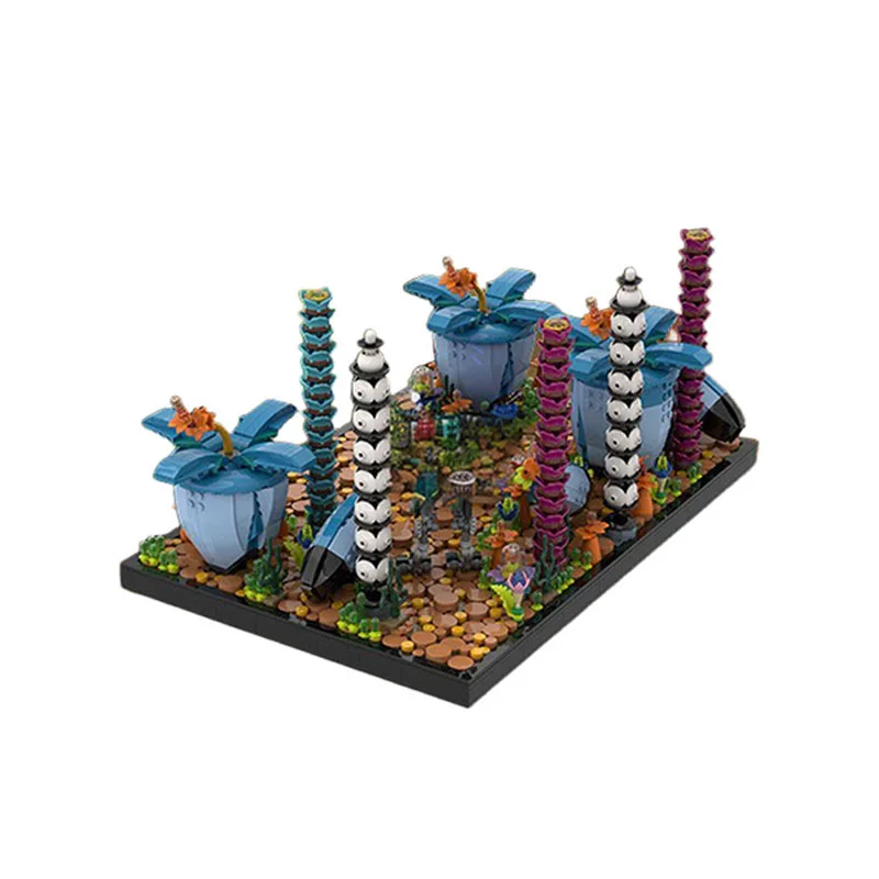 2453PCS MOC Space Battle Episode 3 On Felucia Order 66 At Rt Included Model Building Blocks DIY Assembly Building Blocks Gift