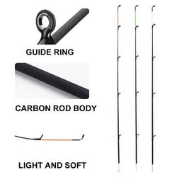 FTK Carbon fiberglass Top Tip 120gM/L/H Feeder carp rod Top Tip Fishing Accessories Fishing Tackle