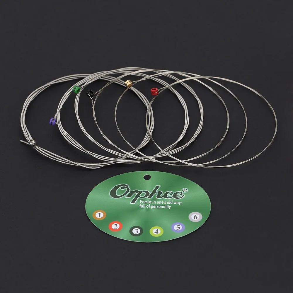 Orphee RX15 6pcs Electric Guitar String Set (.009-.042) Nickel Alloy Super Light Tension Guitar String Set