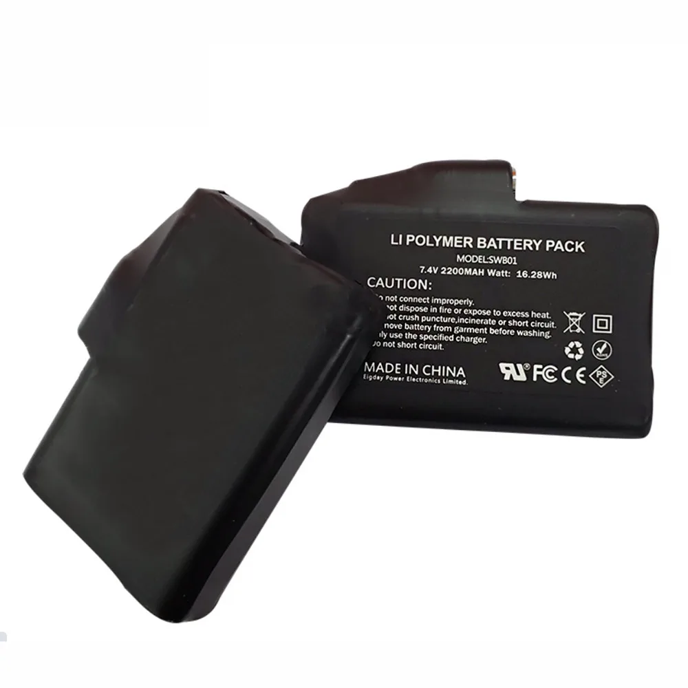 7.4V 2200mAh batteries, Rechargeable Lithium polymer battery, 3.5x1.35MM DC female interface