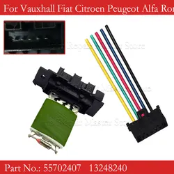 Car Heater Motor Blower Resistor 77364061 For Citroen Peugeot Alfa Romeo Jumper Boxer Fiat Ducato 13248240 6845796 6450.XR
