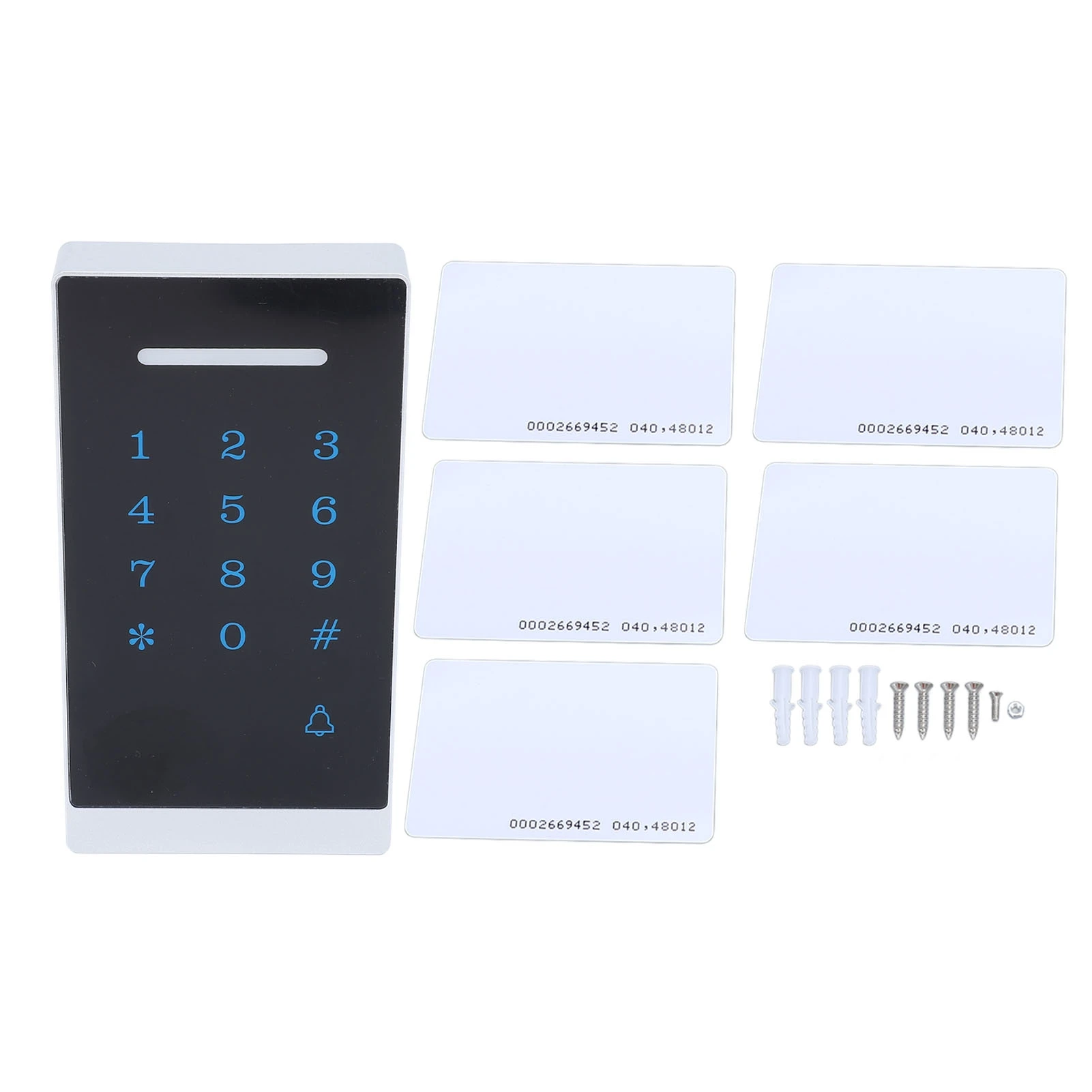 

Waterproof Touchscreen Keypad Blue Backlight Access Control Fingerprint Password Door System for Office