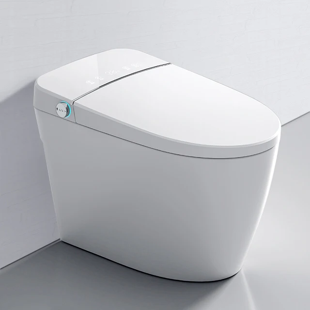 Hot Selling Japanese One Piece Toilet Automatic Ceramic Smart Heated Toilet Intelligent Closestool for Home Hotel