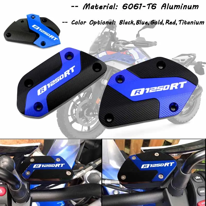 

R1250RT LOGO Motorcycle Front Brake Clutch Fluid Reservoir Cap Tank Cover Fit For R1250RT R 1250RT 1250RT Accessories