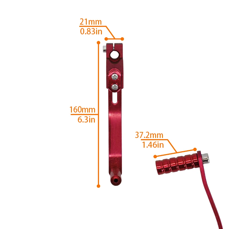 CNC Motorcycle Gear Lever Modification Gear Lever Folding Gear Shift Lever Pedal For ATV Dirt Bike Moped Scooter