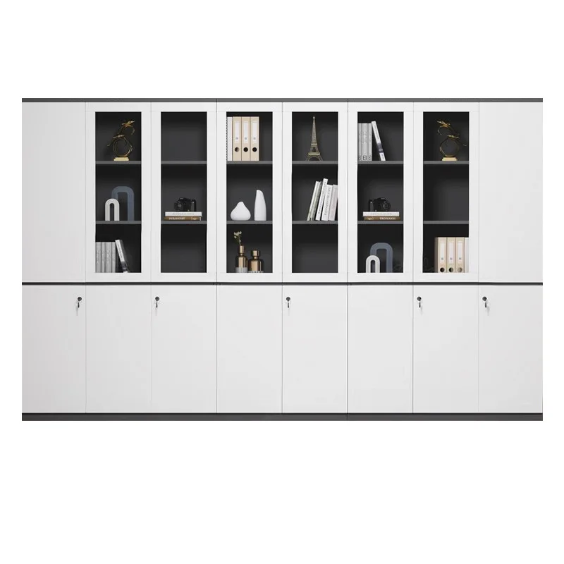File Cabinet Office Storage Floor Cabinet Simple Modern Boss Desk Matching Bookcase
