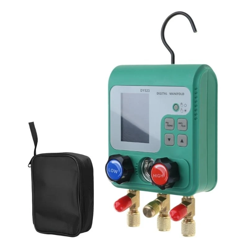 

R6FA Auto Air Conditioner Digital Display Manifold Vacuum Gauge Featuring User Friendly Interfaces for Efficient System Check