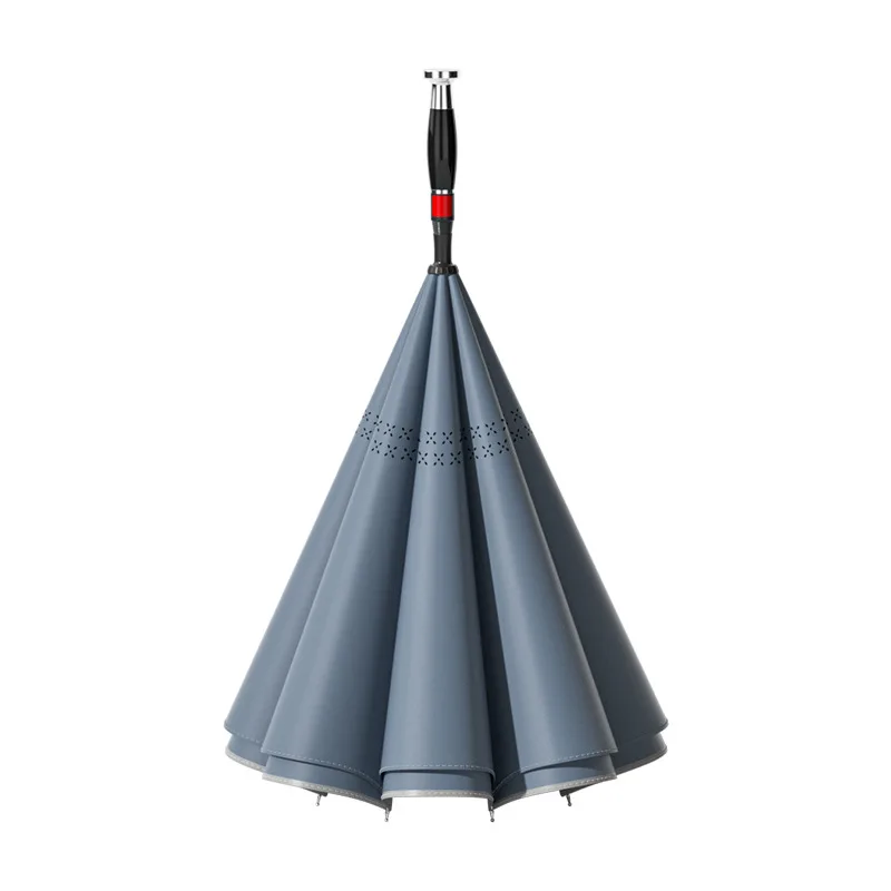 Automatic Reverse Umbrella Long Handle Double - Layer Rain - Weather Umbrella with Straight Bar