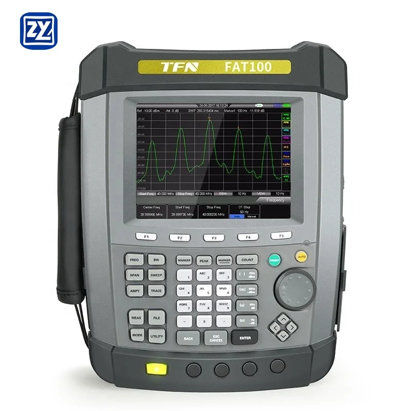 TFN FAT100 9 كيلو هرتز - 1.6 جيجا هرتز محلل طيف الترددات اللاسلكية الرقمية المحمولة