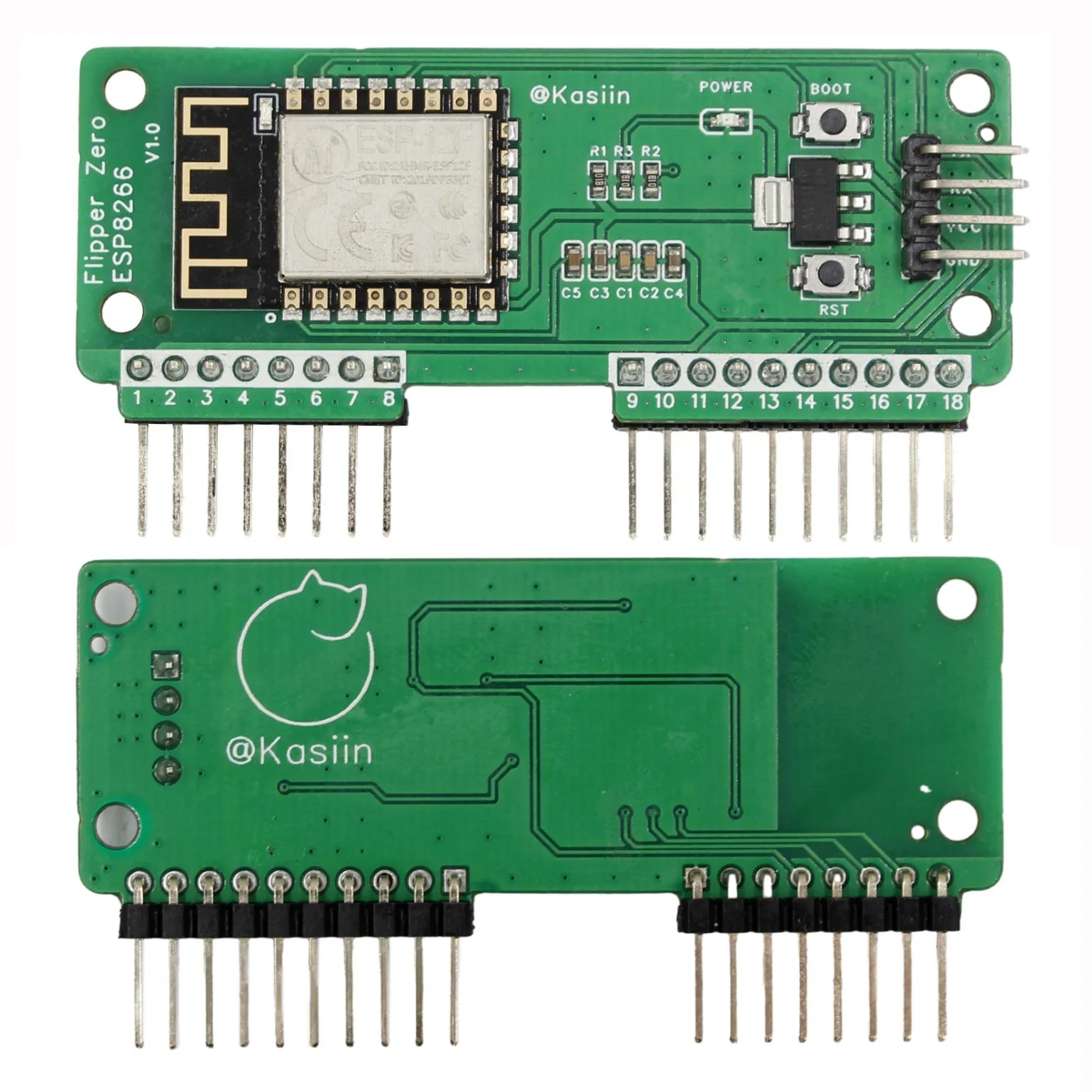 Module for ESP8266 WiFi Deauther for Flipper Zero, Supports Deauther and WiFi Scanner Firmwares, Flipper Accessaries