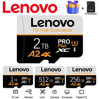 -Lenovo Original  Memory Card 2TB 128GB 64GB Class 10 TF Card 1TB Mini SD Card 512GB 256GB A2 U3 Micro Cards High Speed TF Cards