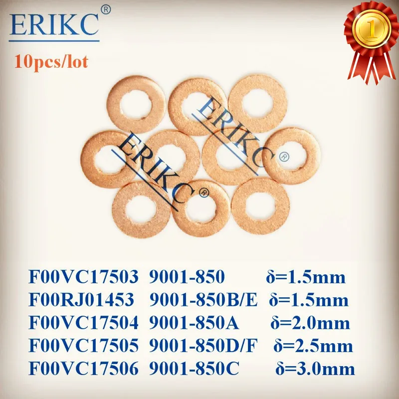 ERIKC F00RJ01453 Injector Washer Shims Copper Rings Gasket F 00r J01 453 Size 75*15*1.5(mm) Thickness 1.5mm F00r J01 453