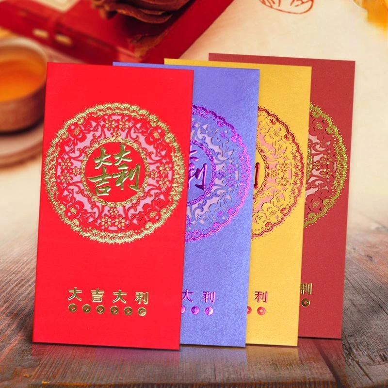 8pcs/Set 2024 Red Envelope Dragon Year Red Packet Chinese New Year Hongbao Spring Festival Red Pocket