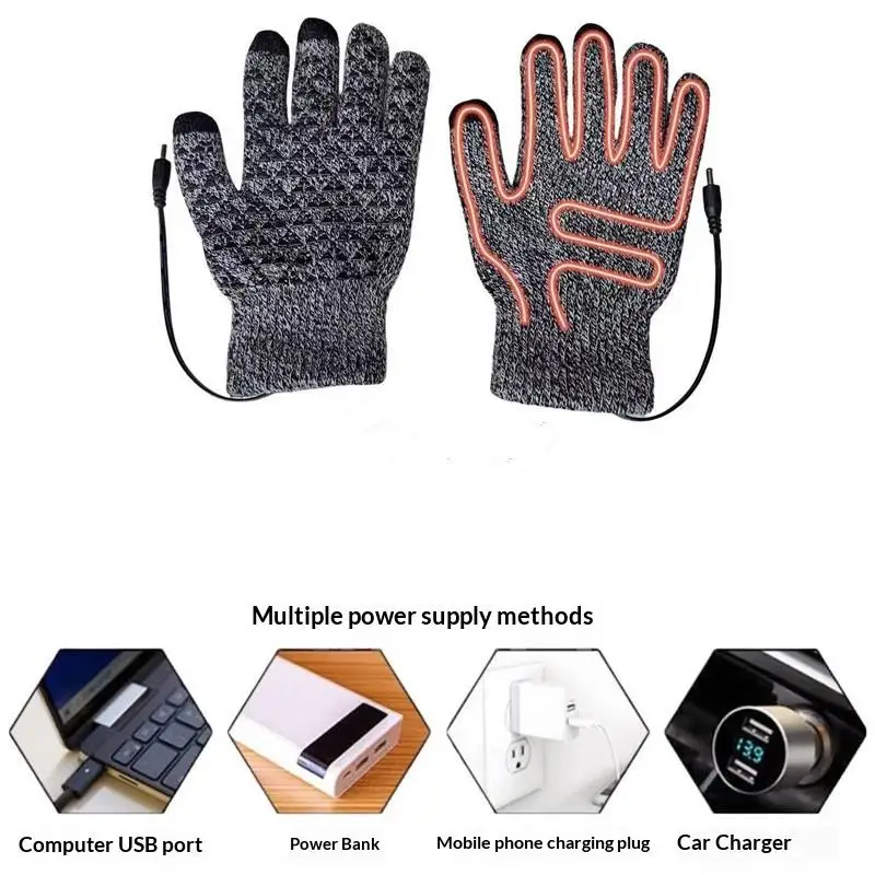 

Перчатки с USB-подогревом, перезаряжаемые, с сенсорным экраном, термоутолщенные, для катания на лыжах, мотоцикла, езды на велосипеде, поездок на работу, зимних мероприятий на открытом воздухе