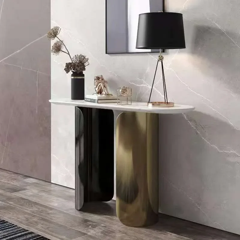

Для стола Basse Nordique en Métal, Design de Luxe Premium Moderne, Marbre Blanc, Meuble de Salon