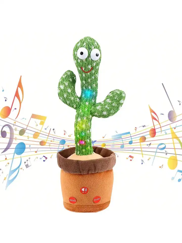 Dancing &Talking Musical Cactus | Sing, Talk, Play-Record & Repeat Fun