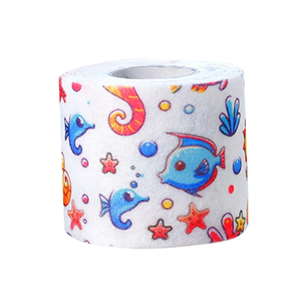 Nastro per lavello in tessuto non tessuto Nastro per mastice per WC impermeabile per cartoni animati Nastro sigillante per lavabo autoadesivo che assorbe l'umidità