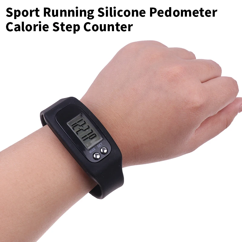 New Walking Distance Calorie Counter Sports Pedometer Running Step Counter Pedometer Digital Tracker LCD Fitness Watch Bracelet