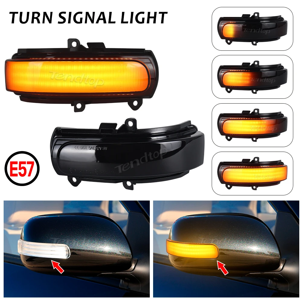 2 шт., динамические фонари заднего вида для Toyota COROLLA ZELAS REIZ AURIS Scion