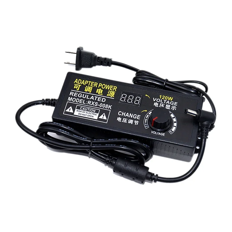 New 9V 12V 15V 18V 24V 1A/3A/5A Universal Adapter Adjustable Power Supply  For UPS CCTVV etc Device Voltage Balance EU/US Plug