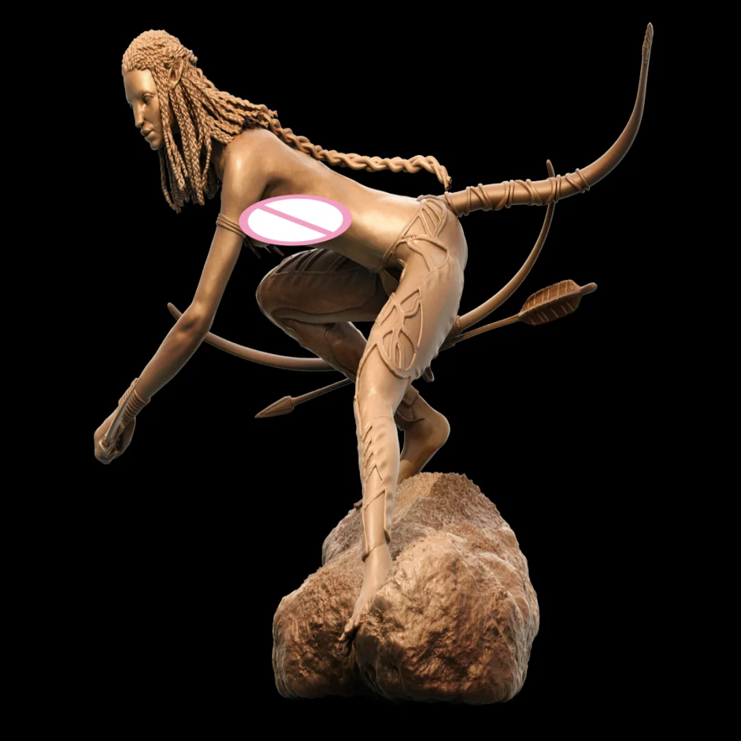 ハンターオンザストーンネイティリ Nsfw 2 バージョン DIY 樹脂フィギュアモデルキット 1/24 スケール未塗装未組み立て 3D おもちゃ