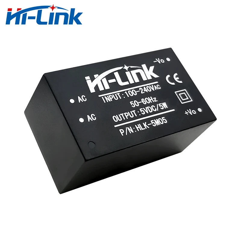 Gratis ongkir HLK-5M05โมดูลแหล่งจ่ายไฟฟ้า220V 5V/ 5W AC - DC แบบแยก