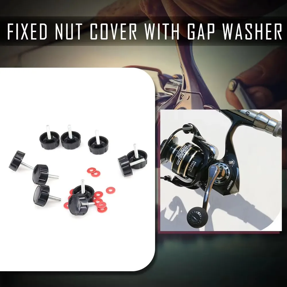 العالمي الصيد بكرة مقبض المسمار الجوز قبعات أدوات صيد السمك ل الغزل بكرة كرنك الطاقة طوي الملحقات في الهواء الطلق