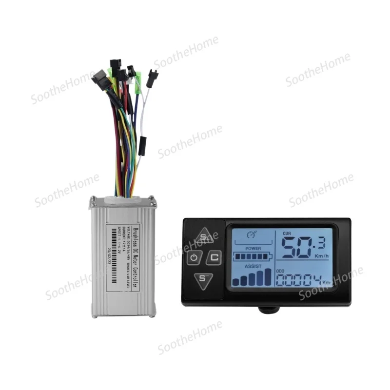 

Аксессуар для модификации велосипеда с литиевой батареей для прибора LCD-S861 + трехрежимный синусоидальный комплект 17А, светодиодный тестер