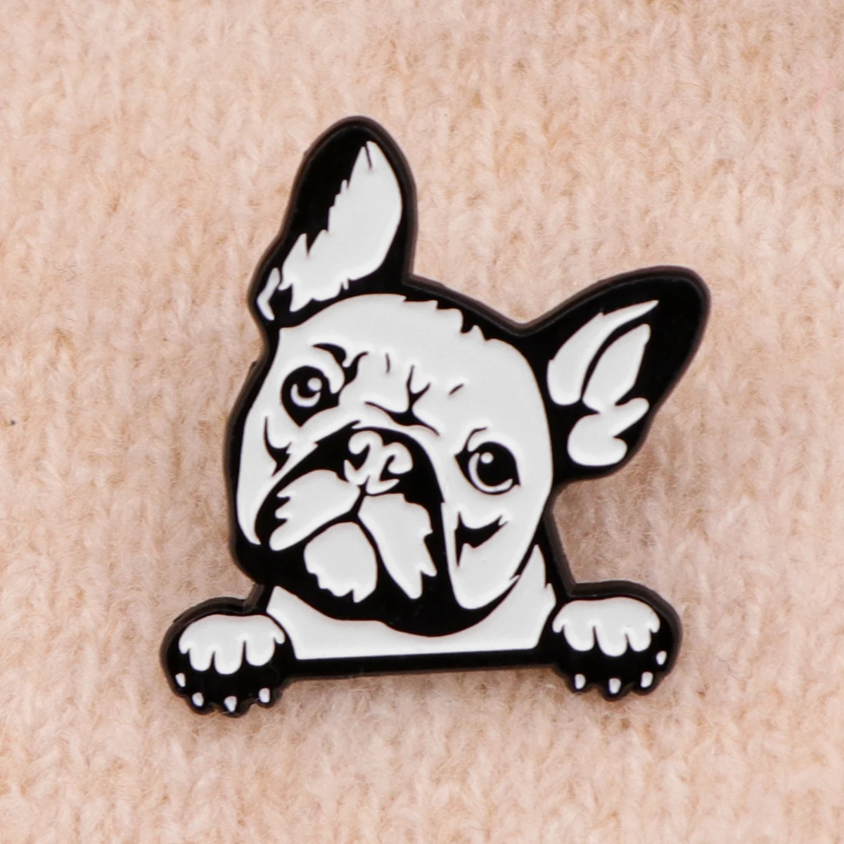 Bulldog Enamel Pin Brooch for Clothes Briefcase Badges on Backpack Accessories Lapel Pins Decorative Jewelry