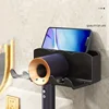 Hair dryer storage rack, for bathroom 6