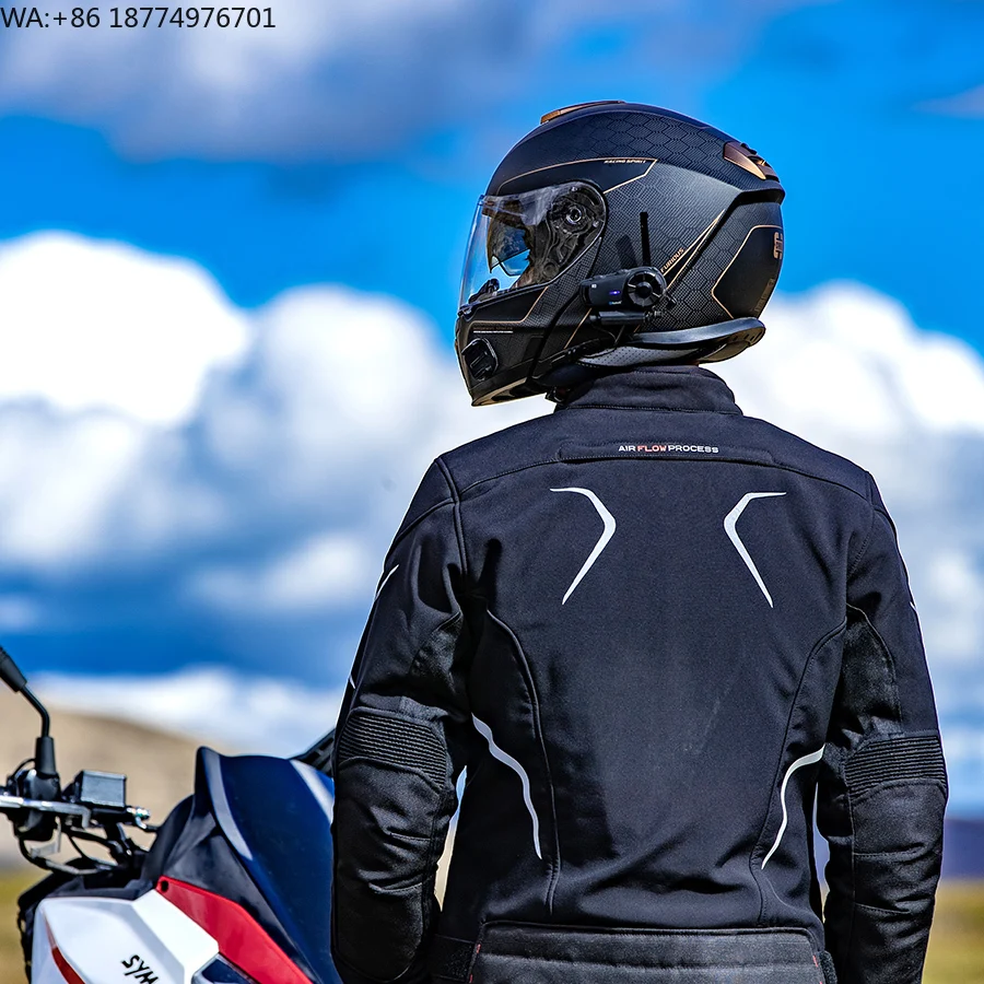 

STOCK Factory High Quality Waterproof Windproof Breathable Touring Racing CE protection Motorcycle Motorbike Jacket Gear