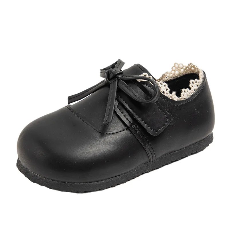 

French Girl Shoe 25Spring New Fashion Women Leather Shoe Retro Princess Shoe Soft Sole Mary Jane Allmatch Kid Shoes Zapatos Niña