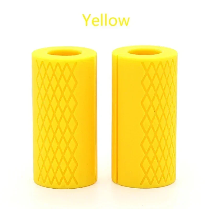 10CM/12.7CM Silicone Handle Silicone Dumbbell Grip Silicone Kettlebell Barbell Grip Non-slip Protection Mesh Grip Rubber Handle