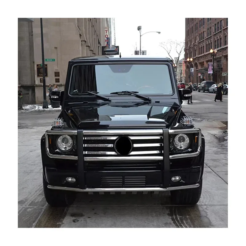 

Car Front Bumper Center Mesh Grille for G-class W463 G55 Racing Grills Auto Accessories Facelift Exterior