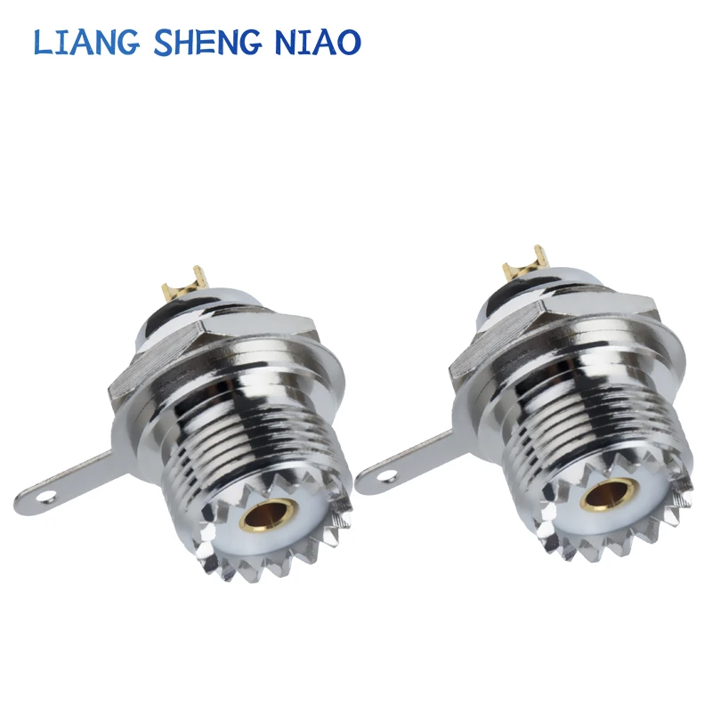 Base fêmea Sl16-Ky Sl16 com porca para fixar chassi M-Ky para usar conector Uhf-Ky