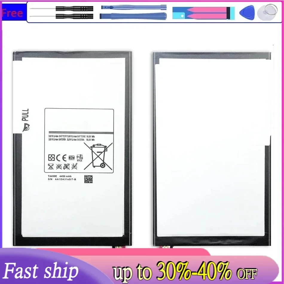 Replacement Battery 4450mAh Tablet T4450E For Samsung Galaxy Tab 3 8.0 T310 T311 T315 SM-T310 SM-T311 SM-T315 T4450C Batteries