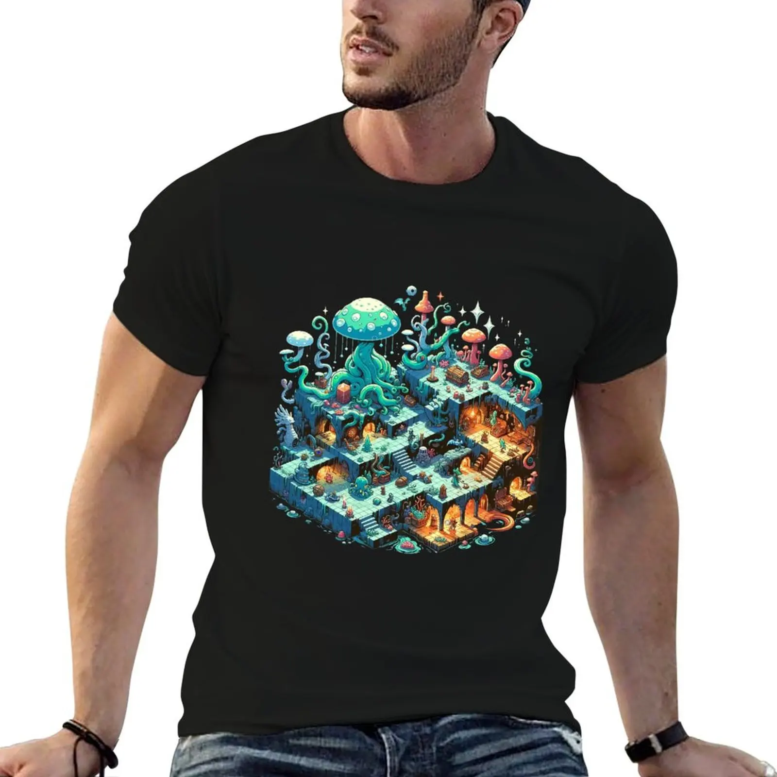 

Isometric Deep Dungeon T-Shirt designer shirts essential t shirt sublime men tshirt