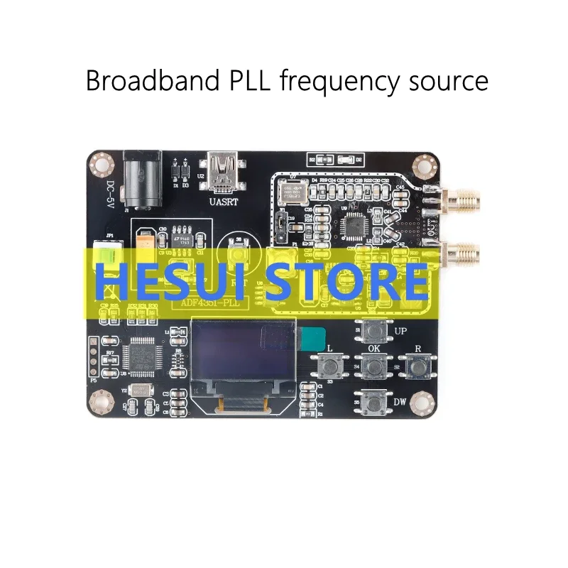 

ADF4351 on-board STM32 SCM PLL module 35M-4.4G RF signal source frequency sweep instrument