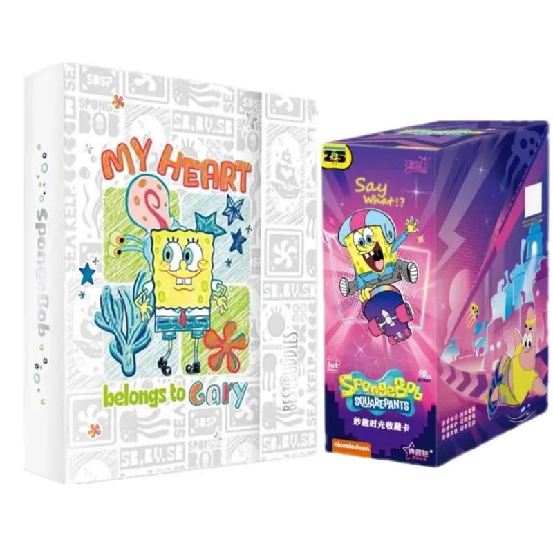 

Коллекционные карточки KAYOU Original Spongebob Squarepants: Классическая анимационная серия Fun Time, тематические карточки с персонажами Bp или Ur